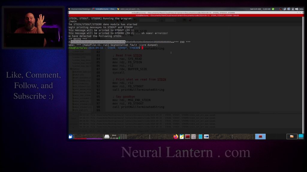 Mastering Standard Input, Output, and Error (STDIN, STDOUT, STDERR) in Linux with Yasm Assembly Examples